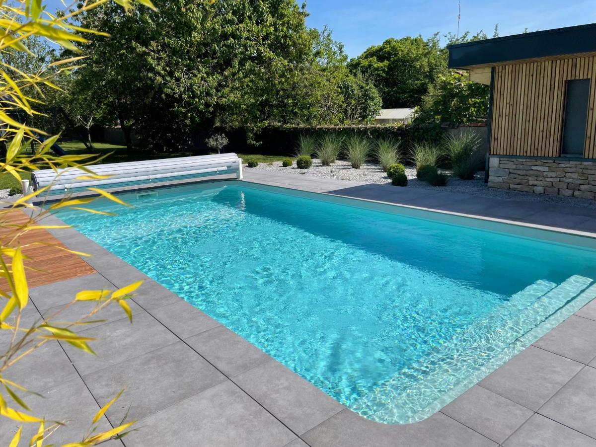 Sejour Detente - Appart'Hotel N 1 Avec Jaccuzi, Piscine Et Petit-Dejeuner Chouzelot Eksteriør bilde
